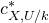 c Subscript upper X comma upper U divided by k Superscript asterisk