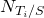 upper N Subscript upper T Sub Subscript i Subscript divided by upper S