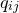 q Subscript i j