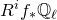 upper R Superscript i Baseline f Subscript asterisk Baseline double struck upper Q Subscript script l