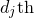 d Subscript j Baseline th