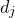 d Subscript j