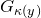 upper G Subscript kappa left parenthesis y right parenthesis