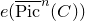 e left parenthesis ModifyingAbove normal upper P normal i normal c With bar Superscript n Baseline left parenthesis upper C right parenthesis right parenthesis