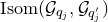 normal upper I normal s normal o normal m left parenthesis script upper G Subscript q Sub Subscript j Subscript Baseline comma script upper G Subscript q prime Sub Subscript j Baseline right parenthesis