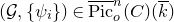left parenthesis script upper G comma StartSet psi Subscript i Baseline EndSet right parenthesis element of ModifyingAbove normal upper P normal i normal c With bar Subscript o Superscript n Baseline left parenthesis upper C right parenthesis left parenthesis k overbar right parenthesis