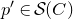 p prime element of script upper S left parenthesis upper C right parenthesis