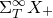 normal upper Sigma Subscript upper T Superscript normal infinity Baseline upper X Subscript plus