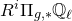 upper R Superscript i Baseline normal upper Pi Subscript g comma asterisk Baseline double struck upper Q Subscript script l