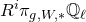 upper R Superscript i Baseline pi Subscript g comma upper W comma asterisk Baseline double struck upper Q Subscript script l