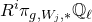 upper R Superscript i Baseline pi Subscript g comma upper W Sub Subscript j Subscript comma asterisk Baseline double struck upper Q Subscript script l