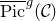 ModifyingAbove normal upper P normal i normal c With bar Superscript g Baseline left parenthesis script upper C right parenthesis