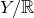 upper Y divided by double struck upper R