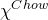 chi Superscript normal upper C normal h normal o normal w