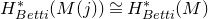 upper H Subscript normal upper B normal e normal t normal t normal i Superscript asterisk Baseline left parenthesis upper M left parenthesis j right parenthesis right parenthesis approximately equals upper H Subscript normal upper B normal e normal t normal t normal i Superscript asterisk Baseline left parenthesis upper M right parenthesis