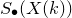 upper S Subscript bullet Baseline left parenthesis upper X left parenthesis k right parenthesis right parenthesis