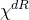 chi Superscript normal d normal upper R