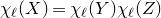 chi Subscript script l Baseline left parenthesis upper X right parenthesis equals chi Subscript script l Baseline left parenthesis upper Y right parenthesis chi Subscript script l Baseline left parenthesis upper Z right parenthesis