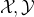 script upper X comma script upper Y