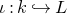 iota colon k right arrow with hook upper L