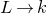 upper L right arrow k