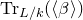 normal upper T normal r Subscript upper L divided by k Baseline left parenthesis left angle bracket beta right angle bracket right parenthesis