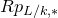 upper R p Subscript upper L divided by k comma asterisk
