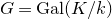 upper G equals normal upper G normal a normal l left parenthesis upper K divided by k right parenthesis