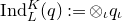normal upper I normal n normal d Subscript upper L Superscript upper K Baseline left parenthesis q right parenthesis colon equals circled times Subscript iota Baseline q Subscript iota