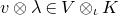 v circled times lamda element of upper V circled times Subscript iota Baseline upper K
