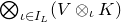 circled times Underscript iota element of upper I Subscript upper L Endscripts left parenthesis upper V circled times Subscript iota Baseline upper K right parenthesis