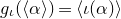 g Subscript iota Baseline left parenthesis left angle bracket alpha right angle bracket right parenthesis equals left angle bracket iota left parenthesis alpha right parenthesis right angle bracket