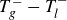 upper T Subscript g Superscript minus Baseline minus upper T Subscript l Superscript minus