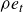 rho e Subscript t