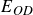 upper E Subscript italic OD