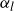 alpha Subscript l