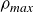 rho Subscript italic max