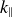k Subscript parallel to