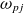 omega Subscript p j