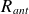 upper R Subscript a n t