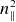 n Subscript parallel to Superscript 2
