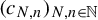 left parenthesis c Subscript upper N comma n Baseline right parenthesis Subscript upper N comma n element of double struck upper N