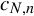 c Subscript upper N comma n