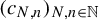left parenthesis c Subscript upper N comma n Baseline right parenthesis Subscript upper N comma n element of double struck upper N