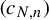 left parenthesis c Subscript upper N comma n Baseline right parenthesis