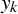 y Subscript k