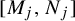 left bracket upper M Subscript j Baseline comma upper N Subscript j Baseline right bracket