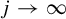 j right arrow infinity