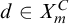 d element of upper X Subscript m Superscript upper C