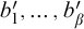 b prime 1 comma ellipsis comma b prime Subscript beta